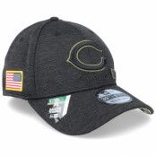 New Era - NFL Svart flexfit Keps - Chicago Bears Salute To Service 39Thirty NFL 20 Heather Black Flexfit @ Hatstore