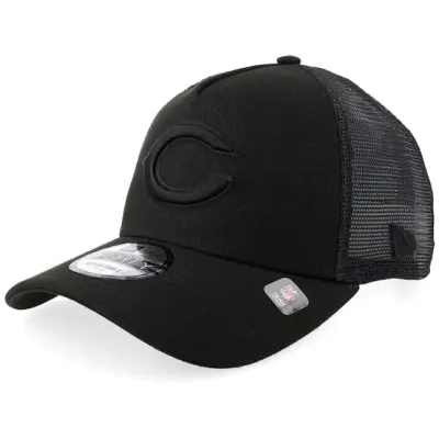 New Era - NFL Svart trucker Keps - Hatstore Exclusive x Chicago Bears 9FORTY Black A-frame Trucker @ Hatstore