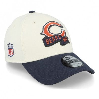 New Era - NFL Vit flexfit Keps - Chicago Bears NFL22 Sideline 39THIRTY White/Navy Flexfit @ Hatstore