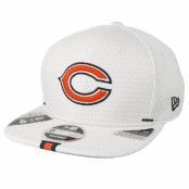 New Era - NFL Vit snapback Keps - Chicago Bears 9Fifty On Field 19 Training White Snapback @ Hatstore