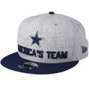 Keps Dallas Cowboys 2018 NFL Draft On-Stage Grey/Navy Snapback - New Era