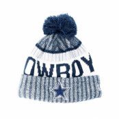 Mössa Dallas Cowboys Sport Knit Navy Pom - New Era - Blå Tofs