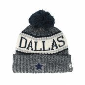 Mössa Dallas Cowboys Sport Knit Navy Pom - New Era - Blå Tofs