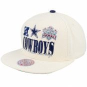 Mitchell&Ness - NBA Vit snapback Keps - Dallas Cowboys Reframe Retro Off White Snapback @ Hatstore