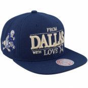 Mitchell&Ness - NFL Blå snapback Keps - Dallas Cowboys With Love Blue Snapback @ Hatstore