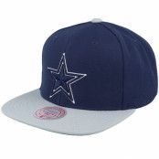 Mitchell&Ness - NFL Blå snapback Keps - Seattle Supersonics Dallas Cowboys Team 2 Tone 2.0 Navy/Grey-os @ Hatstore