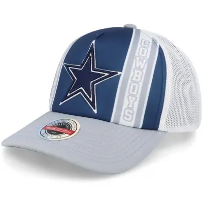 Mitchell&Ness - NFL Blå trucker Keps - Dallas Cowboys Retro Blue Trucker @ Hatstore