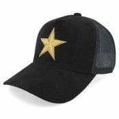 Mitchell&Ness - NFL Svart trucker Keps - Dallas Cowboys Suede Black Trucker @ Hatstore