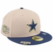 New Era - NFL Beige fitted Keps - Dallas Cowboys NFL Pin Pack 59FIFTY Khaki/Navy Fitted @ Hatstore