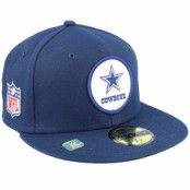 New Era - NFL Blå fitted Keps - Dallas Cowboys NFL22 Sideline Historic 59FIFTY Navy Fitted @ Hatstore