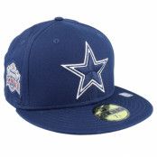 New Era - NFL Blå fitted Keps - Dallas Cowboys Side Patch 59FIFTY Fitted @ Hatstore