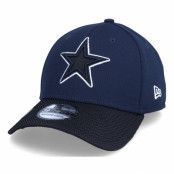 New Era - NFL Blå flexfit Keps - Dallas Cowboys NFL21 Side Line 39THIRTY Navy Flexfit @ Hatstore