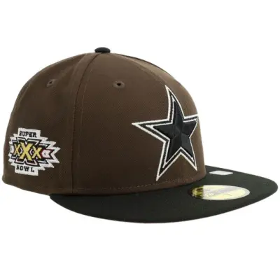 New Era - NFL Brun fitted Keps - Hatstore Exclusive x Dallas Cowboys 59FIFTY  Xxx Black/Walnut Fitted @ Hatstore
