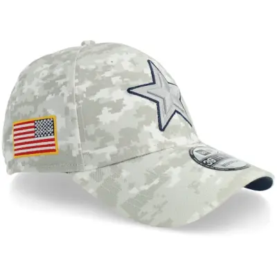 New Era - NFL Camo fitted Keps - Dallas Cowboys NFL 39THIRTY Salute To Service Camo Fitted @ Hatstore