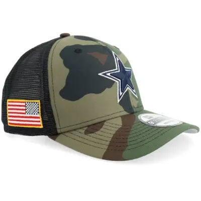 New Era - NFL Camo trucker Keps - Dallas Cowboys 9SEVENTY NFL Salute To Service Camo Trucker @ Hatstore