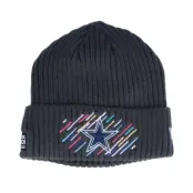 New Era - NFL Grå cuff Beanie - Dallas Cowboys NFL21 Crucial Catch Knit Dark Grey Cuff @ Hatstore