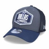 New Era - NFL Grå flexfit Keps - Dallas Cowboys 39Thirty NFL21 Draft Dark Grey/Navy Flexfit @ Hatstore