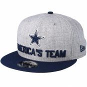 New Era - NFL Grå snapback Keps - Dallas Cowboys 2018 NFL Draft On-Stage Grey/Navy Snapback @ Hatstore