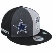 New Era - NFL Grå snapback Keps - Dallas Cowboys 9FIFTY NFL Sideline 23 Gray/Charcoal/Black Snapback @ Hatstore