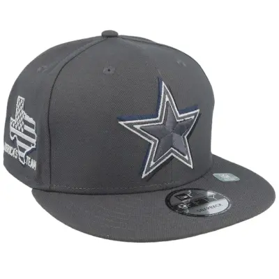 New Era - NFL Grå snapback Keps - Dallas Cowboys NFL24 Draft 9FIFTY Grey Snapback @ Hatstore