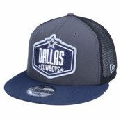 New Era - NFL Grå trucker Keps - Dallas Cowboys 9Fifty NFL21 Draft Dark Grey/Navy Trucker @ Hatstore