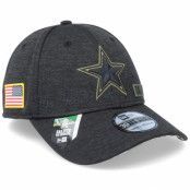 New Era - NFL Svart flexfit Keps - Dallas Cowboys Salute To Service 39Thirty NFL 20 Heather Black Flexfit @ Hatstore