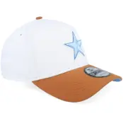 New Era - NFL Vit adjustable Keps - Dallas Cowboys Rust&Ice 9FORTY White/Brown/Sky A-frame Adjustable @ Hatstore