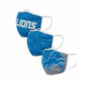 Foco - NFL Blå Mask - Detroit Lions NFL Blue Face Mask @ Hatstore