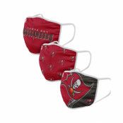 Foco - NFL Röd Mask - Tampa Bay Buccaneers 3-Pack NFL Red Face Mask @ Hatstore