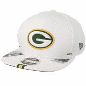 Keps Green Bay Packers 9Fifty On Field 19 Training White Snapback - New Era - Vit Snapback