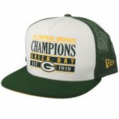 Keps Green Bay Packers Champs PK 9Fifty White/Green Trucker - New Era - Grön Trucker