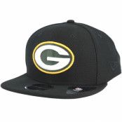 Keps Green Bay Packers Dryera Tech 9Fifty Black Snapback - New Era