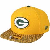 Keps Green Bay Packers Sideline 9Fifty Yellow Snapback - New Era - Gul Snapback