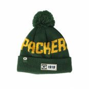 Mössa Green Bay Packers On Field 19 Sport Knit Green/Yellow Pom - New Era - Grön Tofs