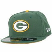 New Era - Grön fitted Keps - Green Bay Packers NFL On Field Game 59Fifty @ Hatstore