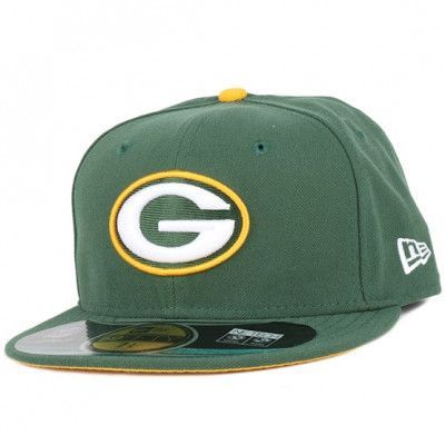 New Era - Grön fitted Keps - Green Bay Packers NFL On Field Game 59Fifty @ Hatstore