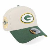 New Era - NFL Beige adjustable Keps - Green Bay Packers NFL Stone/Dark Green A-frame Adjustable @ Hatstore