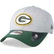New Era - NFL Grå flexfit Keps - Green Bay Packers Jersey Hex 39Thirty Grey/Green Stretch Fit @ Hatstore