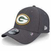 New Era - NFL Grå flexfit Keps - Green Bay Packers NFL Hex Tech 39THIRTY 1 Charcoal Flexfit @ Hatstore