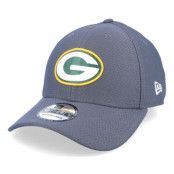 New Era - NFL Grå flexfit Keps - Green Bay Packers NFL Hex Tech 39THIRTY Charcoal Flexfit @ Hatstore