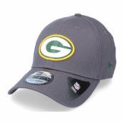 New Era - NFL Grå flexfit Keps - Green Bay Packers NFL Team 39Thirty Dark Grey Flexfit @ Hatstore