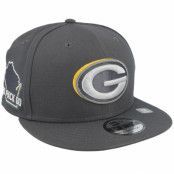 New Era - NFL Grå snapback Keps - Green Bay Packers NFL24 Draft 9FIFTY Grey/Yellow Snapback @ Hatstore