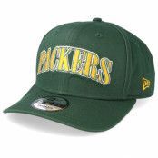 New Era - NFL Grön adjustable Keps - Green Bay Packers NFL Pre Curved 9Fifty Green/Yellow Adjustable @ Hatstore