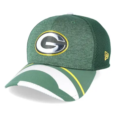 New Era - NFL Grön flexfit Keps - Green Bay Packers Draft 2017 Green Flexfit @ Hatstore