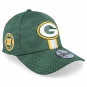 New Era - NFL Grön flexfit Keps - Green Bay Packers NFL24 Sideline 39THIRTY Green Flexfit @ Hatstore