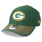 New Era - NFL Grön flexfit Keps - Green Bay Packers Sideline 39Thirty Green Stretch Fit @ Hatstore