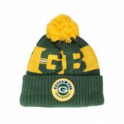 New Era - NFL Grön pom Beanie - Green Bay Packers NFL 20 On field Sport Knit OFC Green Pom @ Hatstore