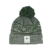 New Era - NFL Grön pom Beanie - Green Bay Packers NFL 25 Sideline Cold Weather Sport Knit Green/Grey Pom @ Hatstore