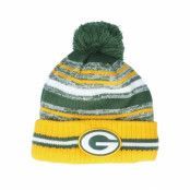 New Era - NFL Grön pom Beanie - Green Bay Packers NFL21 Sport Knit Green/Yellow Pom @ Hatstore