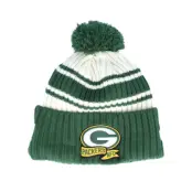 New Era - NFL Grön pom Beanie - Green Bay Packers NFL22 Sideline Sportknit Green Pom @ Hatstore